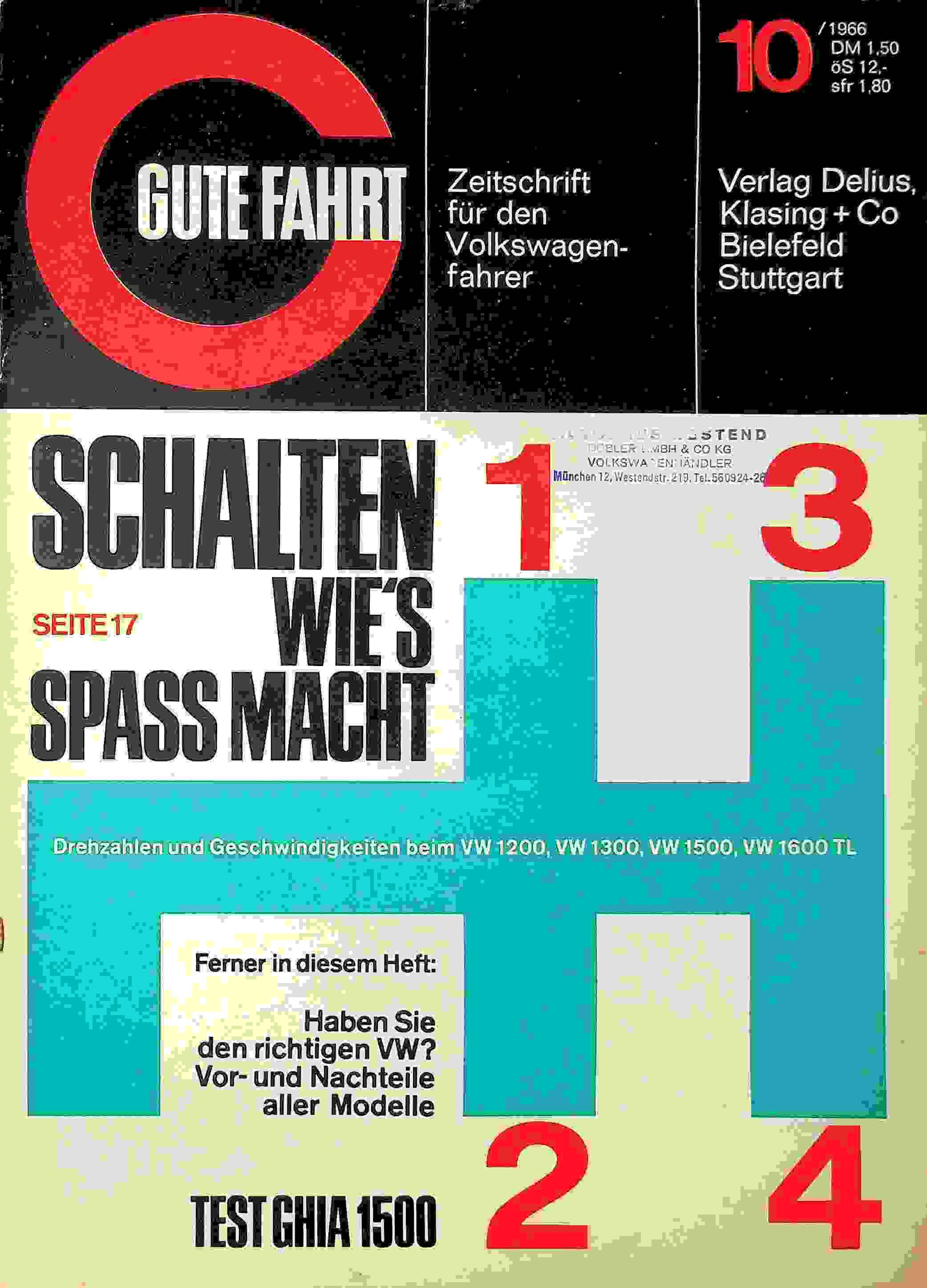 Gute Fahrt 10/1966